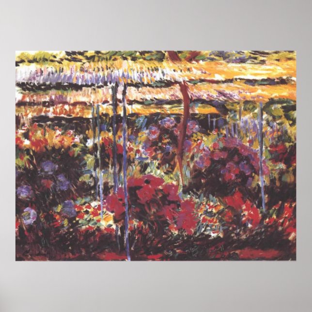 Garten in Giverny - Claude Monet - c1900 Poster (Vorne)
