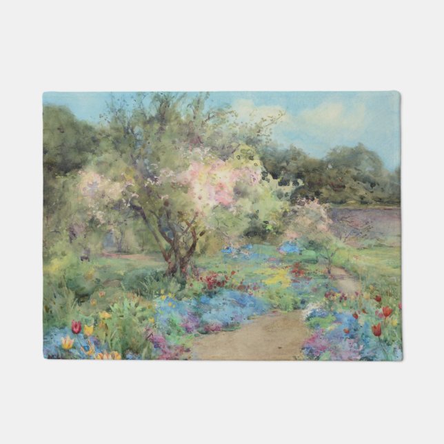 Garten in Kilmurry (von Mildred Anne Butler) Fußmatte (Vorderseite)