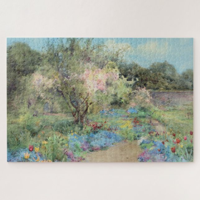 Garten in Kilmurry (von Mildred Anne Butler) Puzzle (Horizontal)