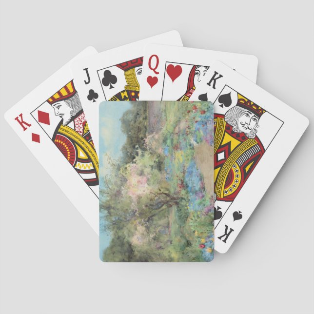 Garten in Kilmurry (von Mildred Anne Butler) Spielkarten (Rückseite)