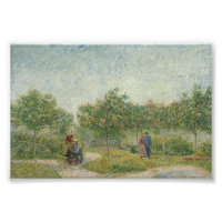 Garten in Montmartre mit Liebhaber