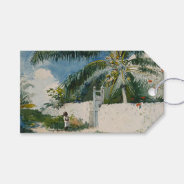 Garten in Nassau (Karibik) Geschenkanhänger