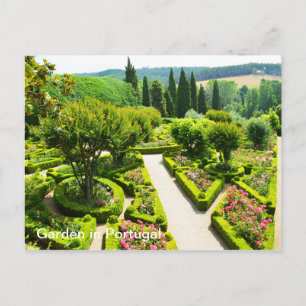 Garten in Portugal Postkarte