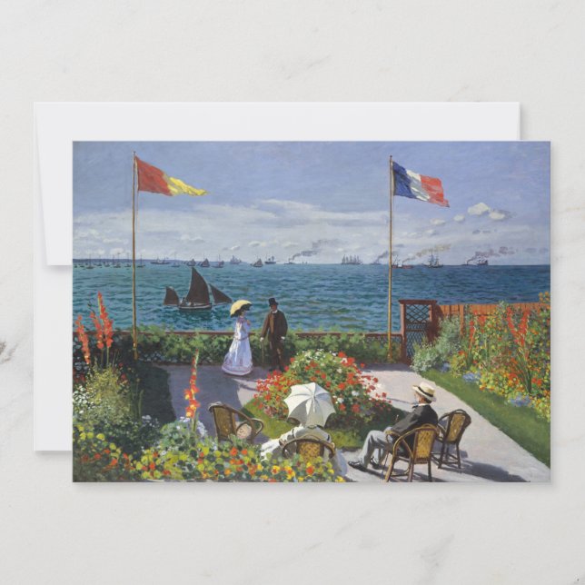 Garten in Sainte-Adresse | Claude Monet (Vorderseite)