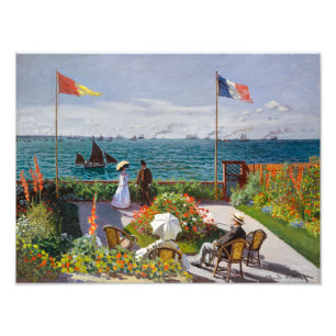Garten in Sainte-Adresse Claude Monet Fotodruck