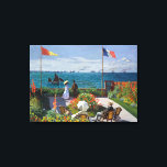 Garten in Sainte-Adresse | Claude Monet Leinwanddruck<br><div class="desc">Garden bei Sainte-Adresse oder Jardin à Sainte-Adresse (1867) von Claude Monet,  einem französischen Impressionisten. Das Bild zeigt eine sonnige Szene zeitgenössischer Freizeit im Badeort Sainte-Adresse von Monet. Verwenden Sie die Entwurfstools,  um einen benutzerdefinierten Text hinzuzufügen oder das Bild zu personalisieren.</div>