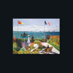Garten in Sainte-Adresse | Claude Monet | Leinwanddruck<br><div class="desc">Garden at Sainte-Adresse ist ein Gemälde von Claude Monet aus dem Jahr 1867.</div>