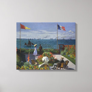 Garten in Sainte-Adresse von Claude Monet Leinwanddruck