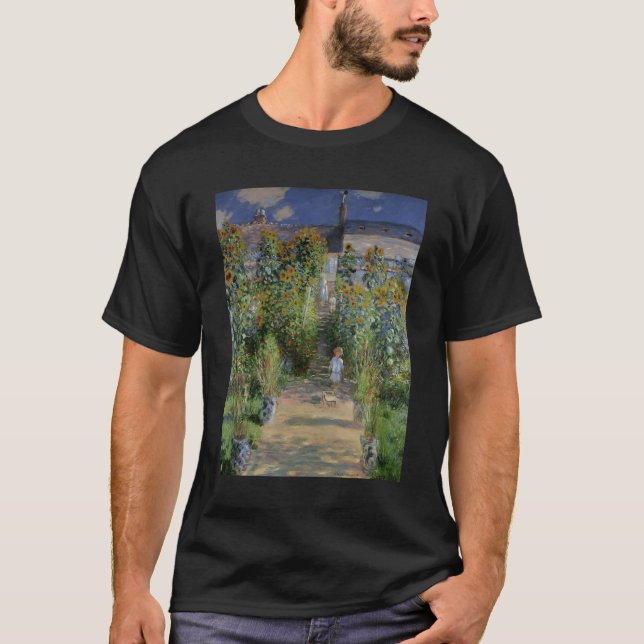 Garten in Vetheuil T-Shirt (Vorderseite)