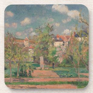 Garten in vollem Sonnenlicht, Camille PIssarro, 18 Getränkeuntersetzer