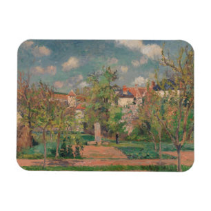 Garten in vollem Sonnenlicht, Camille Pissarro, 18 Magnet