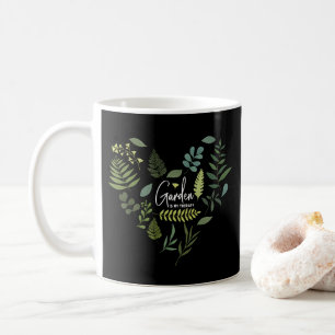 Garten ist meine Therapie - Blumengarten Pflanze L Kaffeetasse