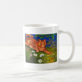 Garten-Katzen-Grafik durch Louis Wain Tasse