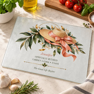 Garten Koch Genieße Ruhestand Küche Geschenk für S Schneidebrett