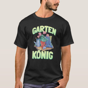 Garten König Gärtnerei Grün Balance Garten T-Shirt