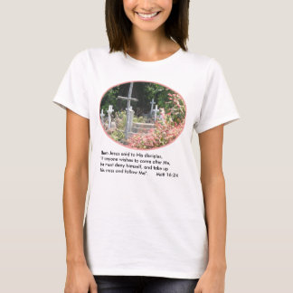 Garten kreuzt den T - Shirt w/Verse der Frauen