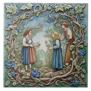 Garten - Kunsthandwerk Keramik Tile Fliese