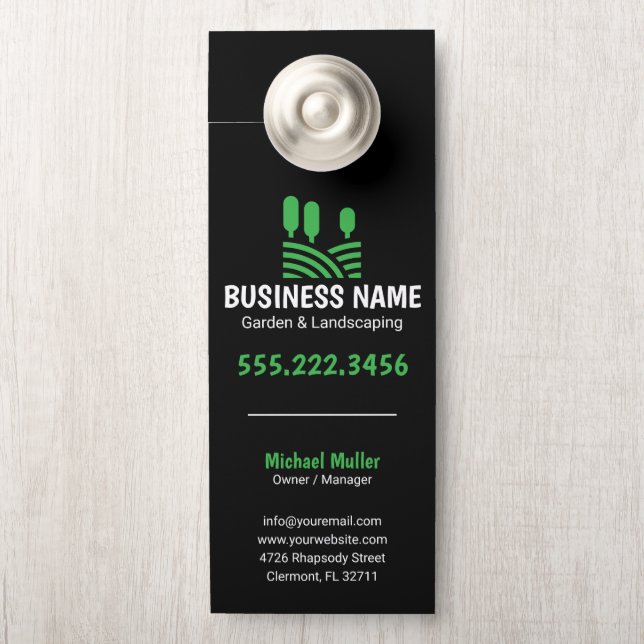 Garten Landschaftsaufenthalt Grüne Bäume Garten Ra Türanhänger (Auf Knauf)