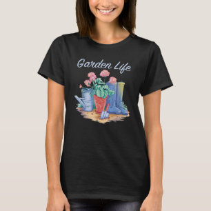 Garten Leben Sonniger Garten Frühling Im Freien Fr T-Shirt