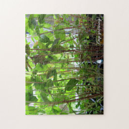 Garten-Liebhaber behalten wachsende Puzzle