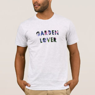 Garten-Liebhaber-Blumentext alle Farben T-Shirt