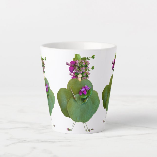 Garten Mädchen! Milchtasse (Vorderseite)