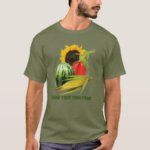 Garten Mädchen Wachsende Nahrung / Gemüse Obst T-Shirt