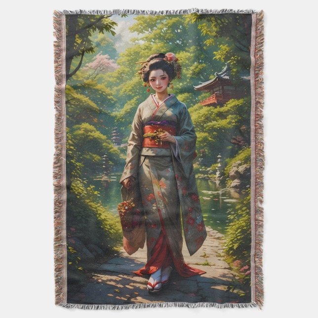 Garten-Maiden Decke (Vorderseite Vertikal)