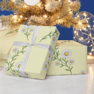 Garten-Margerite Blumen Botanische Blume in sanfte Geschenkpapier