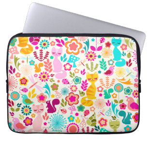 Garten-Miezekatze Laptopschutzhülle