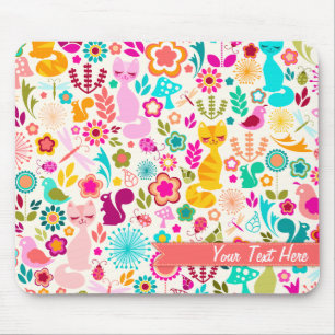 Garten-Miezekatze Mousepad