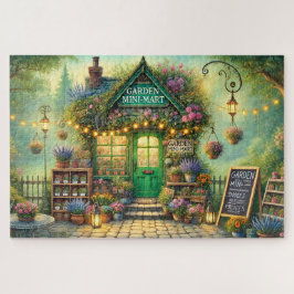 Garten-Mini-Markt Whimsical Blumenladen Puzzle