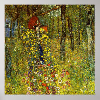 Garten mit Kruzifix von Gustav Klimt