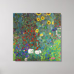 Garten mit Sonnenblumen | Gustav Klimt | Leinwanddruck<br><div class="desc">Der Bauerngarten mit Sonnenblumen ist ein Gemälde von Gustav Klimt aus dem Jahr 1907.</div>