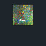 Garten mit Sonnenblumen | Gustav Klimt | Leinwanddruck<br><div class="desc">Der Bauerngarten mit Sonnenblumen ist ein Gemälde von Gustav Klimt aus dem Jahr 1907.</div>