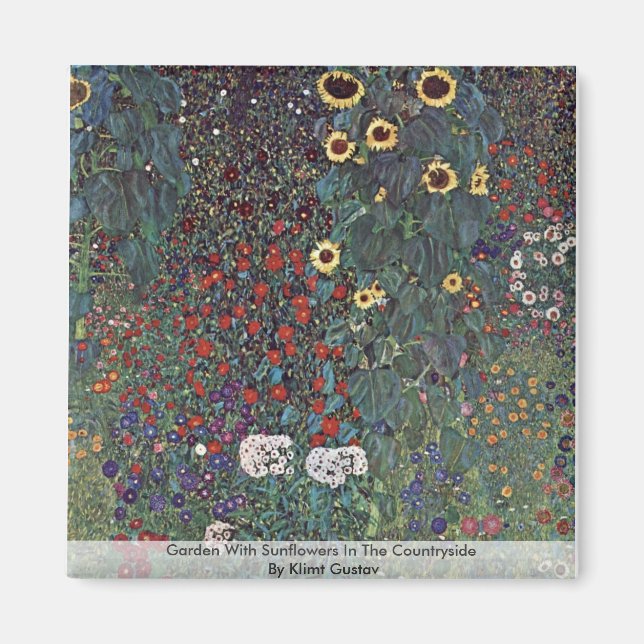 Garten mit Sonnenblumen im Grünen Magnet (Vorne)