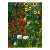 Garten mit Sonnenblumen