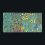 Garten mit Sonnenblumen von Gustav Klimt Schreibtischunterlage<br><div class="desc">Besuchen Sie bitte meinen Laden für interessanteres Design und mehr Farbwahl => zazzle.com/colorfulworld*</div>