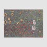 Garten mit Sonnenblumen von Gustav Klimt Seidenpapier<br><div class="desc">Gustav Klimt - Jugendstilkünstler</div>