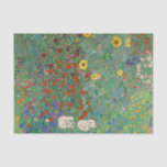 Garten mit Sonnenblumen von Gustav Klimt Seidenpapier<br><div class="desc">Garten mit Sonnenblumen von Gustav Klimt</div>
