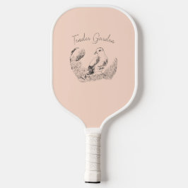 Garten mit Vintager Ausschreibung - Minimalistisch Pickleball Schläger