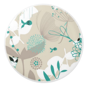 Garten-Muster Keramikknauf