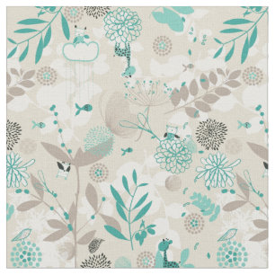 Garten-Muster Stoff