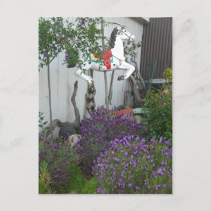 Garten neben dem General Store in der Nähe der gro Postkarte