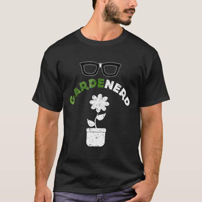 Garten Nerd Gärtner Grüne Finger Meme T-Shirt (Vorderseite)