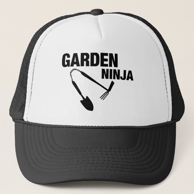 Garten Ninja! Truckerkappe (Vorderseite)