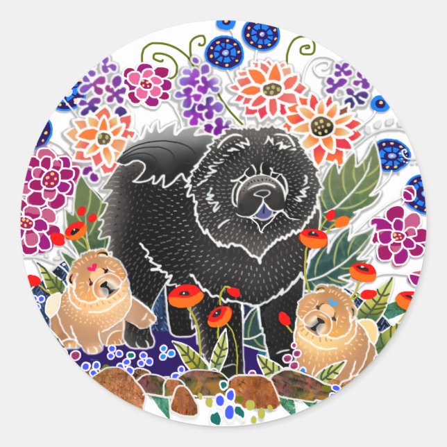 GARTEN PARTY - Aufkleber (Vorderseite)