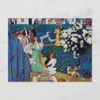 Garten Party mit Cat, Jessie Willcox Smith