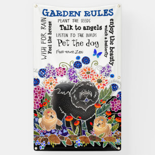 GARTEN PARTY mit Gartenbanner 3'x5' Banner