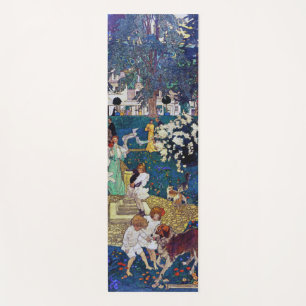 Garten Party mit Hund & Katze, Jessie Willcox Smit Yogamatte